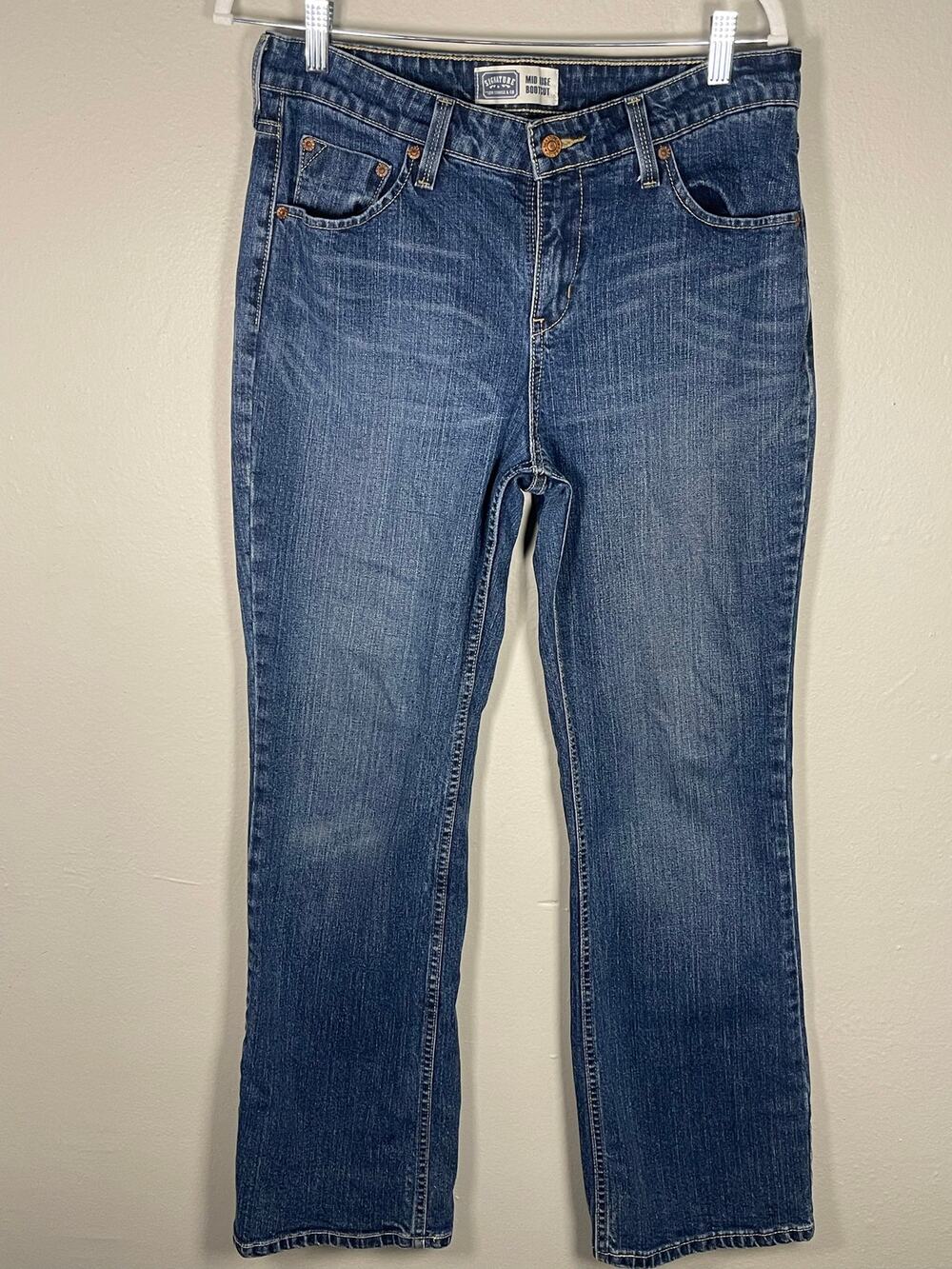 SIGNATURE Levi Strauss Women’s Blue Bootcut Stretch Jeans Size 10